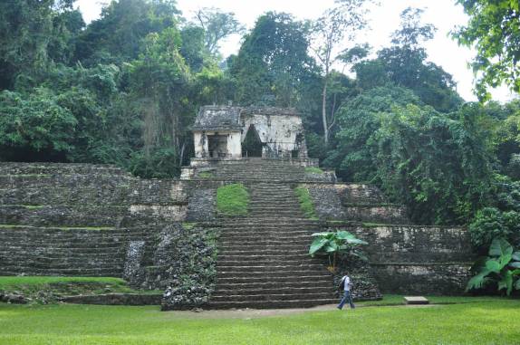 O Templo de La Calavera, nas ruínas mayas de Palenque, em Chiapas, no sul do México